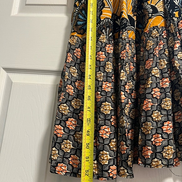 Anthropologie Jamila Smocked Maxi Print Dress ~ Size M - Picture 7 of 12